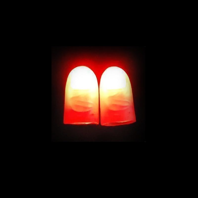 Magische duim - licht op vingers