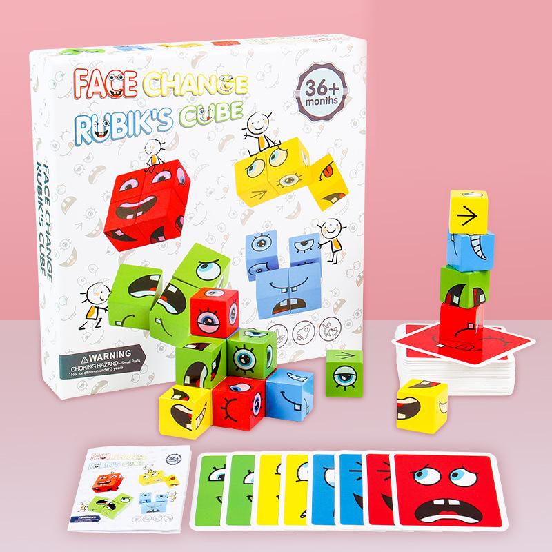 Puzzel Bouwkubussen