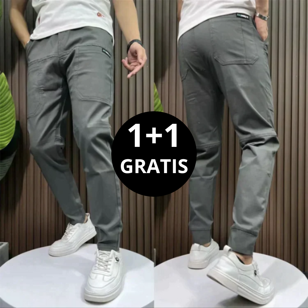 Miro | Rekbare Cargobroek 1+1 GRATIS