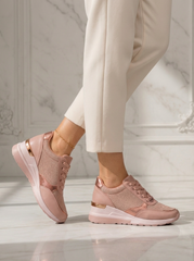 'Zaya' Metallic Runners | Gedempte Orthopedische Binnenzool | Seizoensfavoriet!