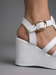 Aura Strappy Wedge Sandals| Dé favoriet van dit seizoen