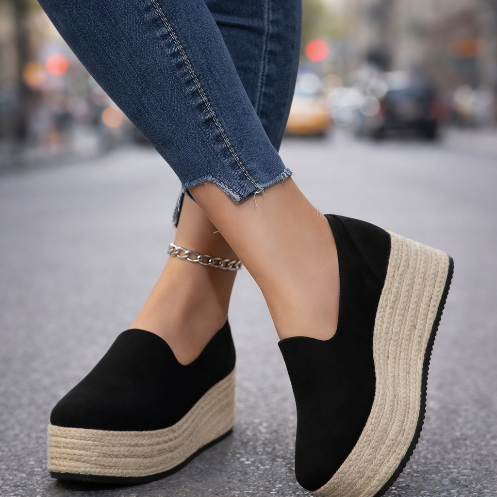 'Luna' Comfort Plateau Instappers | Seizoensfavoriet!
