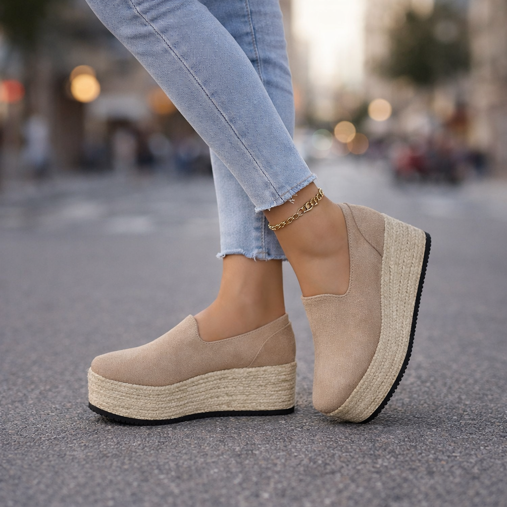 'Luna' Comfort Plateau Instappers | Seizoensfavoriet!