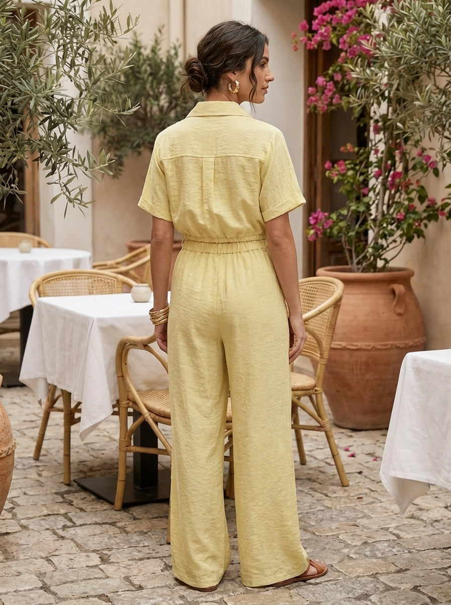 Sienna Linnen-Look Co-ord Set | Tijdelijke actie 1+1 GRATIS!