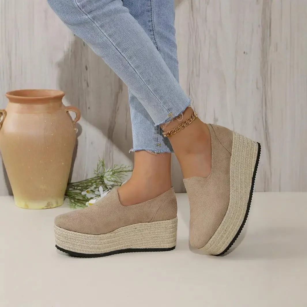 'Luna' Comfort Plateau Instappers | Seizoensfavoriet!