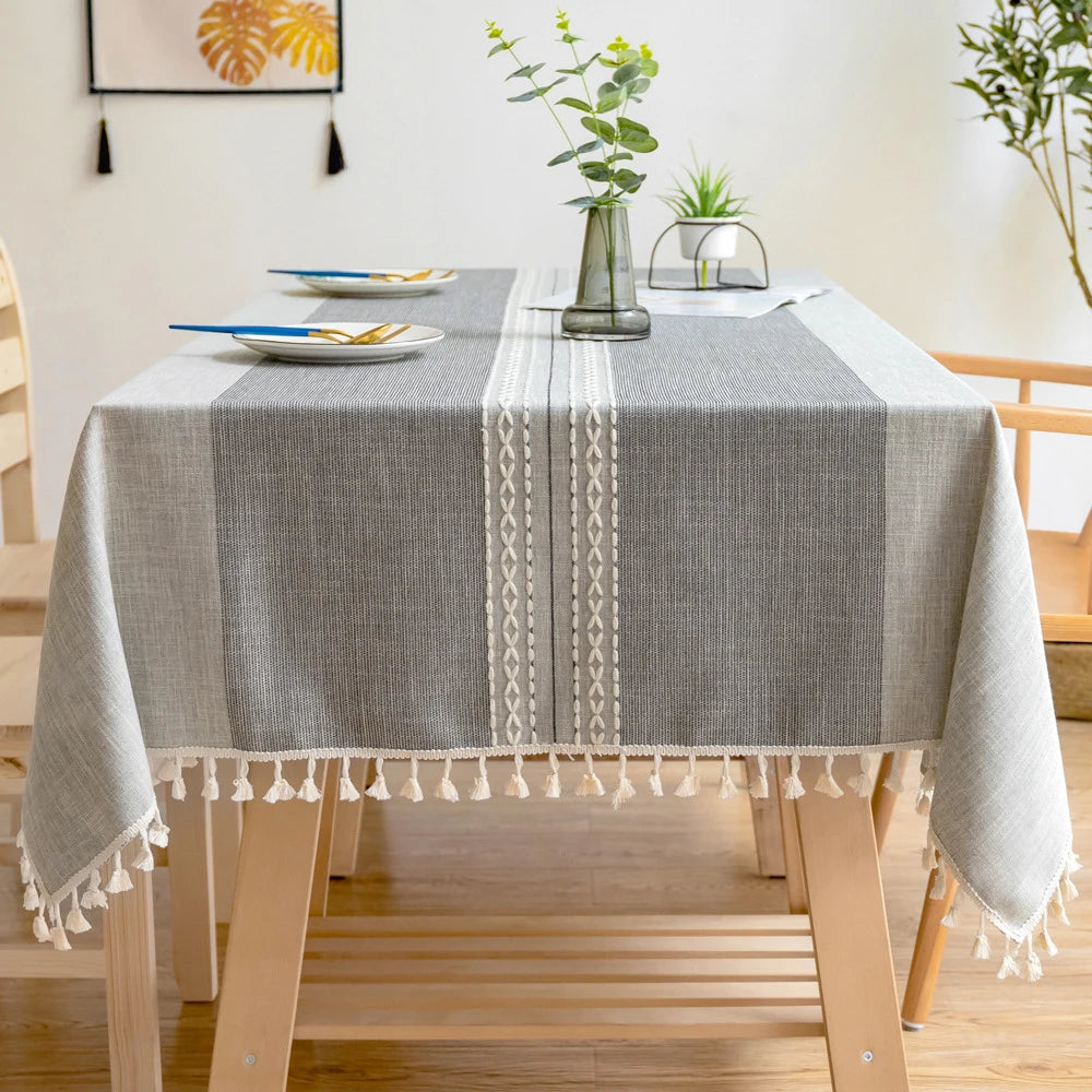 Aura Boho Linnen Tafelkleed