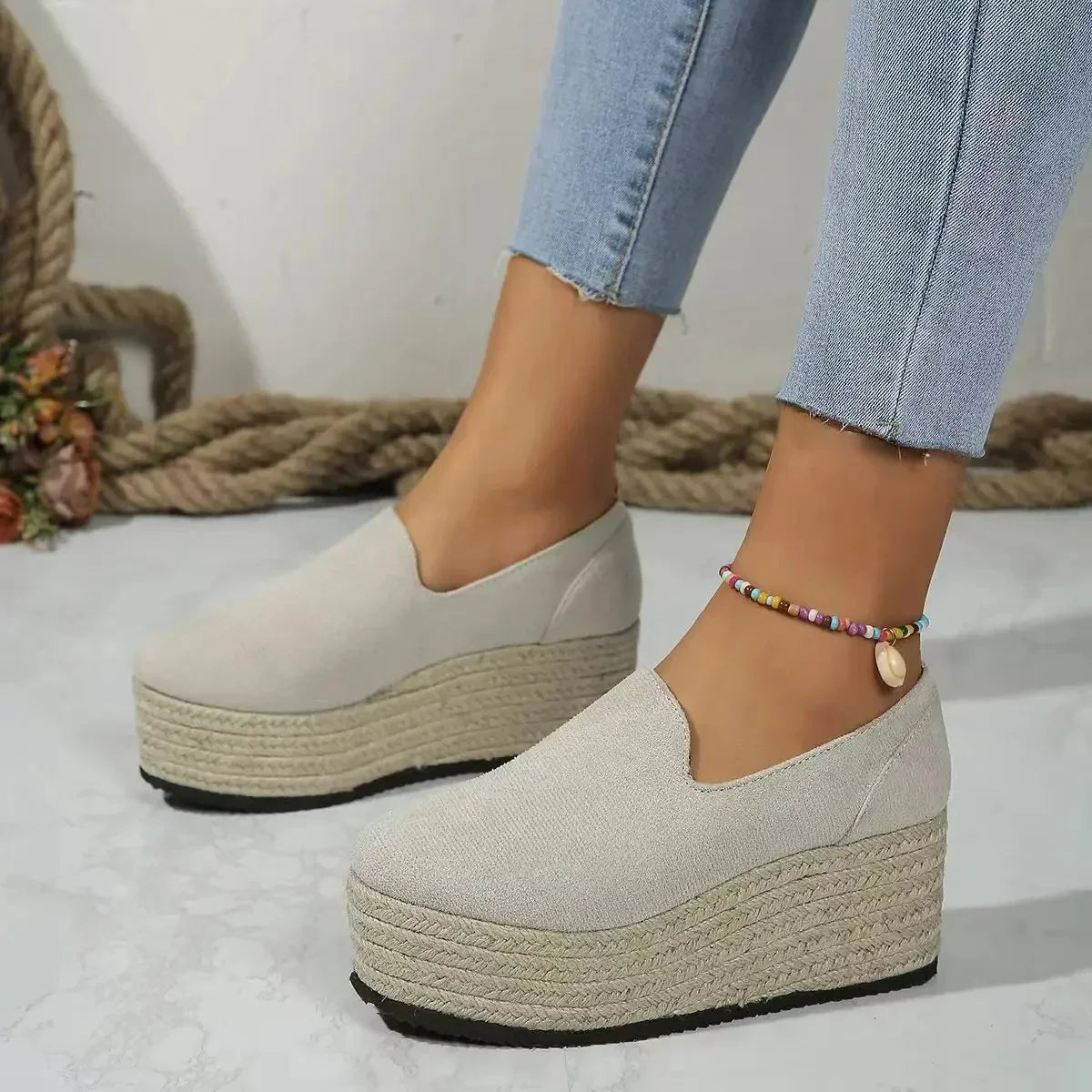'Luna' Comfort Plateau Instappers | Seizoensfavoriet!