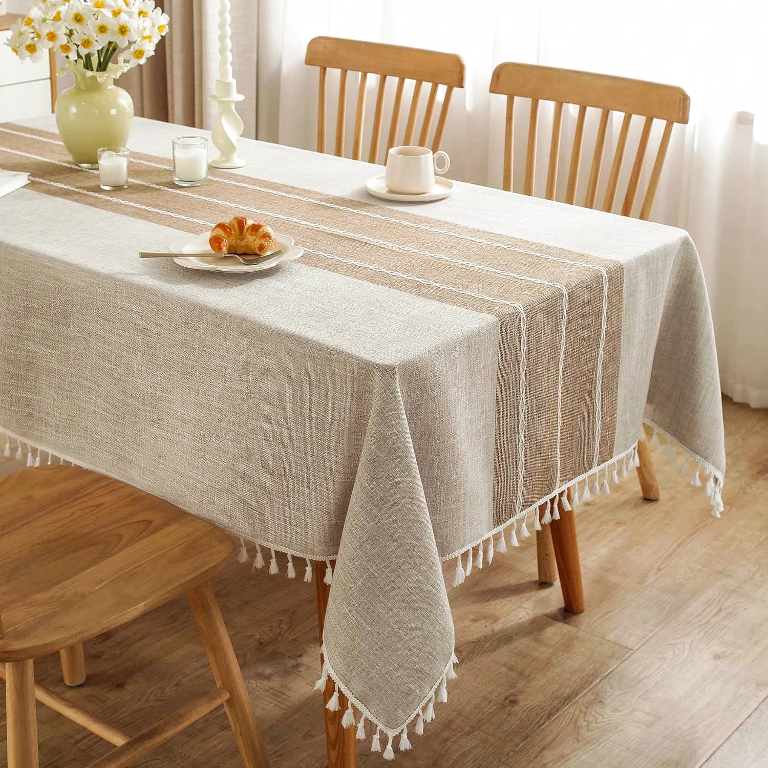 Aura Boho Linnen Tafelkleed