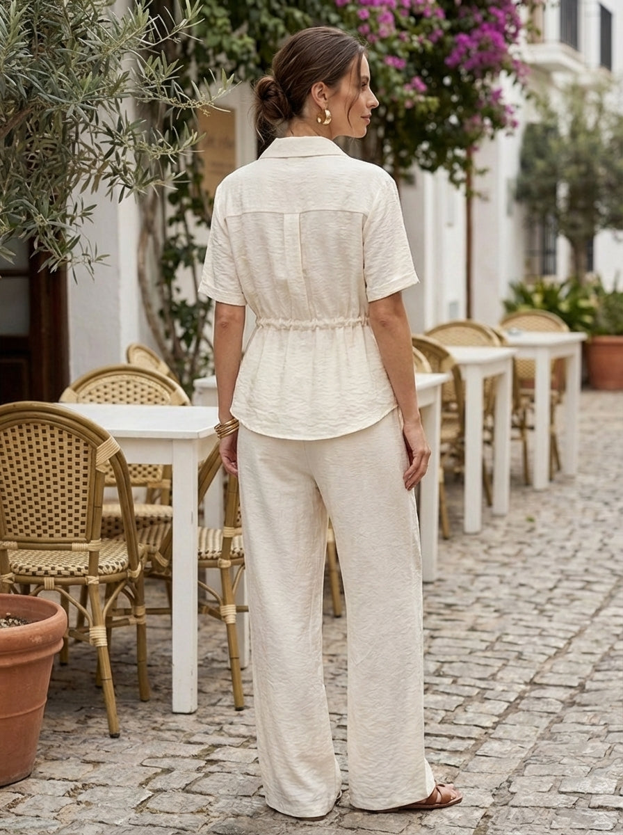 Sienna Linnen-Look Co-ord Set | Tijdelijke actie 1+1 GRATIS!