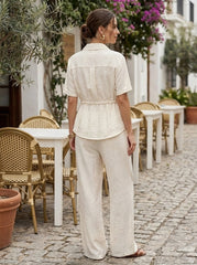 Sienna Linnen-Look Co-ord Set | Tijdelijke actie 1+1 GRATIS!