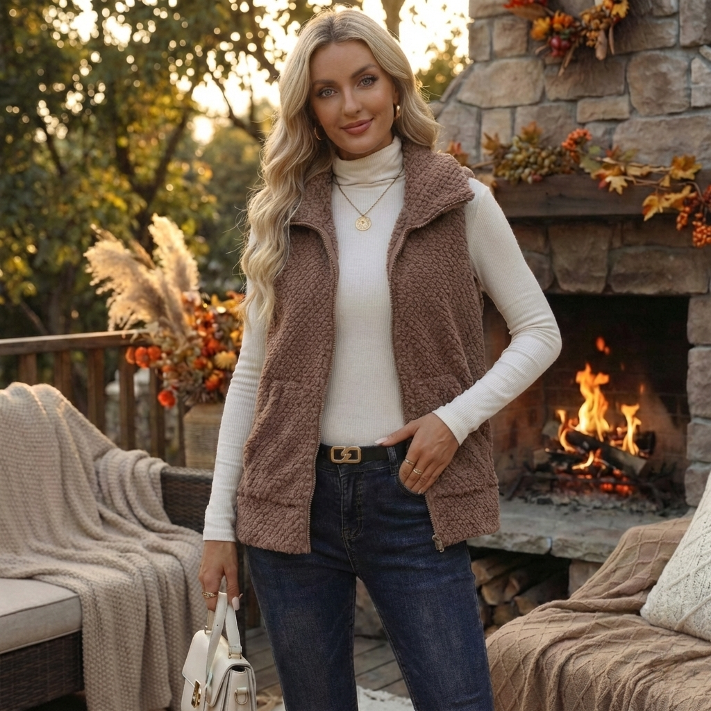 Élégance Teddy Gilet | Jouw ultrazachte, onmisbare must-have