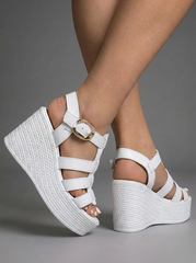 Aura Strappy Wedge Sandals| Dé favoriet van dit seizoen